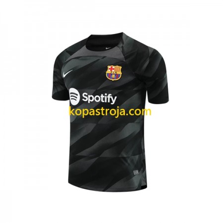 Billiga Fotbollströjor FC Barcelona Målvakt Borta tröja 2023/24 Kortärmad